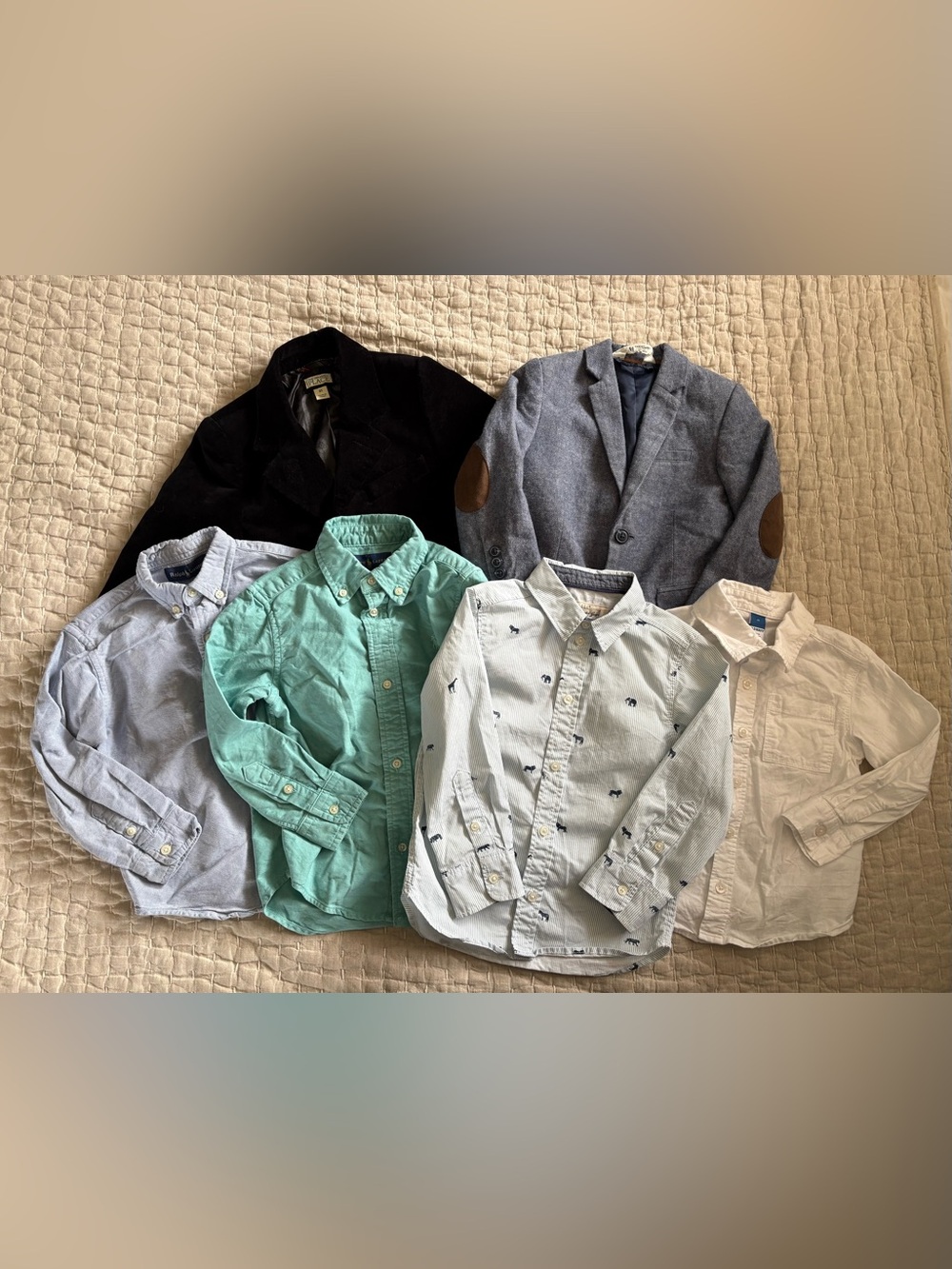 Toddler Boy Dress Shirt & Jacket Bundle 3t Ralph Lauren, H&M, Children’s Place